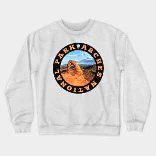 Arches National Park circle Crewneck Sweatshirt